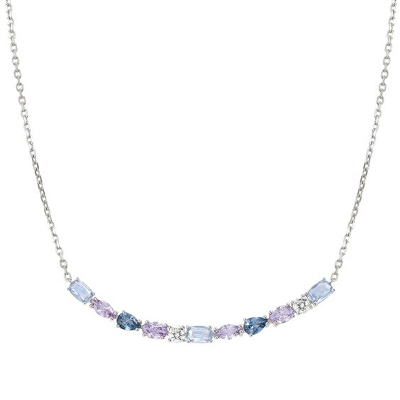 Collana Nomination Donna Colour Wave in Argento 149858/061 - 149858/061